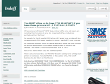 Tablet Screenshot of myinktonersource.indoff.com