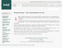 Tablet Screenshot of breastcancerawarenessofficeproducts.indoff.com