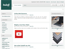 Tablet Screenshot of industrialmats.indoff.com