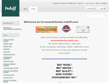 Tablet Screenshot of formsandchecks.indoff.com