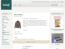 Tablet Screenshot of companystore.indoff.com
