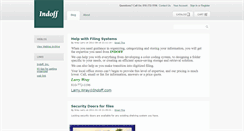 Desktop Screenshot of filingsystems.indoff.com