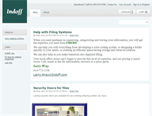 Tablet Screenshot of filingsystems.indoff.com