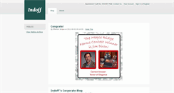 Desktop Screenshot of blog.indoff.com
